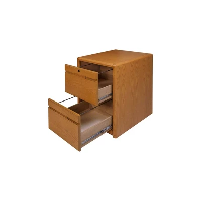 2 Drawer File Cabinet Brown - Martin Furniture 5 2 Drawer File Cabinet Brown - Martin Furniture - Image 5