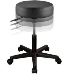 Master Massage Pneumatic Hydrolic Rolling Swivel Stool