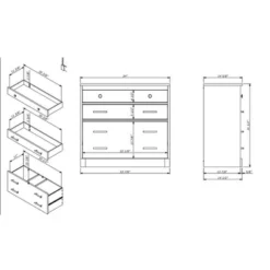 Vanessa 3 Drawer Bookcase Chest Natural - Linon 31 Vanessa 3 Drawer Bookcase Chest Natural - Linon -WorkHaven Sales Shop GUEST b4053fc3 5949 49df a2f1 d6f550ef7c6f