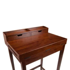 Brighton High Desk Walnut - Winsome
