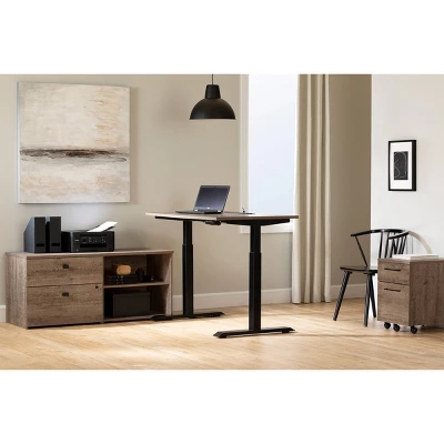 Interface 2 Drawer Mobile File Cabinet - South Shore 2 Interface 2 Drawer Mobile File Cabinet - South Shore - Image 2