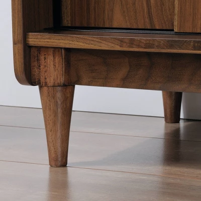 70" Harvey Park Wide Bookshelf Grand Walnut - Sauder 2 70" Harvey Park Wide Bookshelf Grand Walnut - Sauder - Image 2