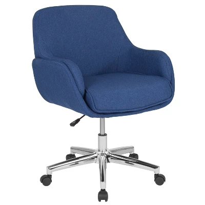 Flash Furniture Rochelle Home And Office Upholstered Mid-Back Molded Frame Office Chair 10 Flash Furniture Rochelle Home And Office Upholstered Mid-Back Molded Frame Office Chair - Image 10