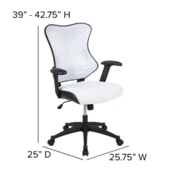Flash Furniture High Back Designer Mesh Executive Swivel Ergonomic Office Chair With Adjustable Arms 19 Flash Furniture High Back Designer Mesh Executive Swivel Ergonomic Office Chair With Adjustable Arms -WorkHaven Sales Shop GUEST b5dcd503 117c 4452 be29 5975f8e2f5c2