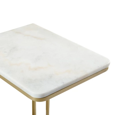 Falworth C Table White - Aiden Lane 3 Falworth C Table White - Aiden Lane - Image 3