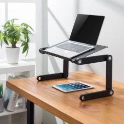Mount-It! Adjustable Laptop Stand | Portable Standing Desk | Large Size Aluminum Bed Lap Tray Lightweight And Multi-Functional For Work, School & Home 11 Mount-It! Adjustable Laptop Stand | Portable Standing Desk | Large Size Aluminum Bed Lap Tray Lightweight And Multi-Functional For Work, School & Home -WorkHaven Sales Shop GUEST b719f757 99eb 4275 b49b d2478153cffd