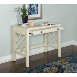 Whitley Antique Desk White - Linon -WorkHaven Sales Shop GUEST b7a16359 99d5 4c65 872e 9dd2d6279cf7