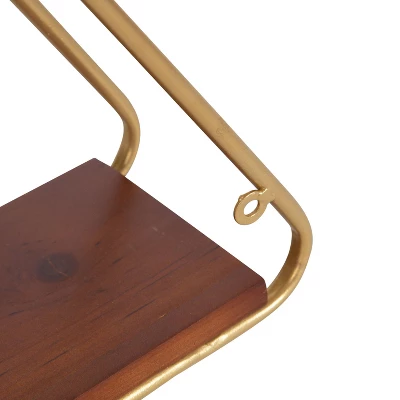 2pc Tilde Triangle Accent Shelf Set - Kate & Laurel All Things Decor 2 2pc Tilde Triangle Accent Shelf Set - Kate & Laurel All Things Decor - Image 2