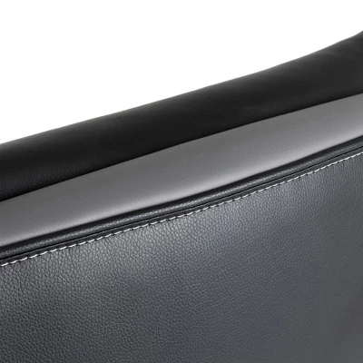 PU Leather Gaslift Adjustable Swivel Office Chair - Glitzhome 5 PU Leather Gaslift Adjustable Swivel Office Chair - Glitzhome - Image 5