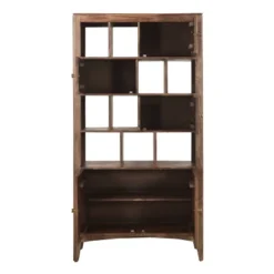 75" Nancy 5 Door Bookcase Natural Brown - Treasure Trove Accents -WorkHaven Sales Shop GUEST b94954dd a3e3 4ae0 a038 8590021fcc3f