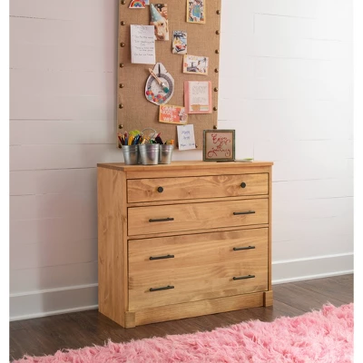 Vanessa 3 Drawer Bookcase Chest Natural - Linon 1 Vanessa 3 Drawer Bookcase Chest Natural - Linon