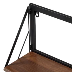 Honey-Can-Do Small Laundry Wall Shelf With Wood Walnut 9 Honey-Can-Do Small Laundry Wall Shelf With Wood Walnut -WorkHaven Sales Shop GUEST bcff8fec bc50 4597 8879 2e103bcf7ca1