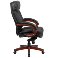 Flash Furniture High Back Black LeatherSoft Executive Ergonomic Office Chair With Synchro-Tilt Mechanism, Mahogany Wood Base And Arms 15 Flash Furniture High Back Black LeatherSoft Executive Ergonomic Office Chair With Synchro-Tilt Mechanism, Mahogany Wood Base And Arms -WorkHaven Sales Shop GUEST bd0c59d9 a923 4af2 9bac 91e19485dec0