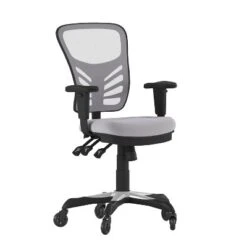 Flash Furniture Nicholas Mid-Back Multifunction Executive Swivel Ergonomic Office Chair With Adjustable Arms And Transparent Roller Wheels 35 Flash Furniture Nicholas Mid-Back Multifunction Executive Swivel Ergonomic Office Chair With Adjustable Arms And Transparent Roller Wheels -WorkHaven Sales Shop GUEST bdf3508d 0888 468d a0b8 0fb21c76d752
