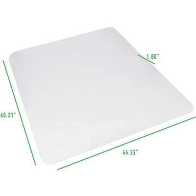 Mind Reader Carpet Protection Mat, Office Pad For Rolling Chairs, Rectangular, Spike Design For Low Pile Surfaces Only, 60 X 46 Inches 6 Mind Reader Carpet Protection Mat, Office Pad For Rolling Chairs, Rectangular, Spike Design For Low Pile Surfaces Only, 60 X 46 Inches - Image 6