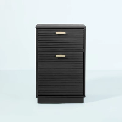 Grooved Wood 2-Drawer Vertical Filing Cabinet - Hearth & Hand™ With Magnolia 2 Grooved Wood 2-Drawer Vertical Filing Cabinet - Hearth & Hand™ With Magnolia - Image 2
