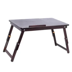 BirdRock Home Bamboo Laptop Lap Tray With Adjustable Legs - Walnut -WorkHaven Sales Shop GUEST bf8385dd 7d3c 4561 a9cb b7aeec5a7f64