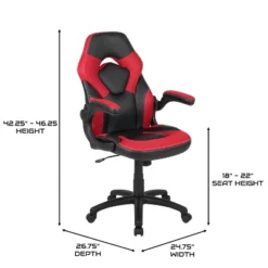 BlackArc Alpha Bundle With Gaming Desk And Chair: Black & Red High Back Chair With Arms; Red & Black Desk With Headphone Hook/Cupholder 16 BlackArc Alpha Bundle With Gaming Desk And Chair: Black & Red High Back Chair With Arms; Red & Black Desk With Headphone Hook/Cupholder -WorkHaven Sales Shop GUEST bfb78509 62a7 452a 94c7 5b918b22832e 1