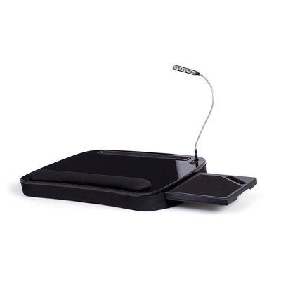 Sofia + Sam Multi Tasking Memory Foam Lap Desk With USB Light And Mouse Pad - Black 4 Sofia + Sam Multi Tasking Memory Foam Lap Desk With USB Light And Mouse Pad - Black - Image 4