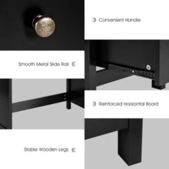 Computer Desk Study Writing Desk Home Office Workstation With 3 Drawers WhiteBlack -WorkHaven Sales Shop GUEST c08ff600 3921 4bde a0de 5133fc81c05f