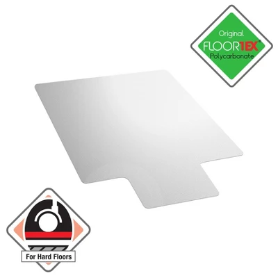 Polycarbonate Chair Mat For Hard Floors Lipped Clear - Floortex 9 Polycarbonate Chair Mat For Hard Floors Lipped Clear - Floortex - Image 9