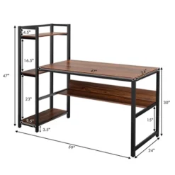 Costway Multi-Functional Computer Desk With 4-tier Storage Shelves 20 Costway Multi-Functional Computer Desk With 4-tier Storage Shelves -WorkHaven Sales Shop GUEST c0e2dadd 3c17 4658 807b e465350b186f