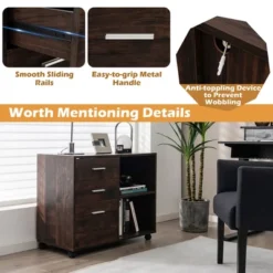 Costway 3-Drawer Wood File Cabinet Mobile Lateral Printer Stand With Open Storage Shelves 13 Costway 3-Drawer Wood File Cabinet Mobile Lateral Printer Stand With Open Storage Shelves -WorkHaven Sales Shop GUEST c134d3e6 9c7e 43fd 8900 194dae5eb77a