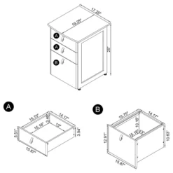 Estrella 3 Drawer File Cabinet Antique Nutmeg - Coaster 15 Estrella 3 Drawer File Cabinet Antique Nutmeg - Coaster -WorkHaven Sales Shop GUEST c173ae8d 8bf5 439e b636 820a56b5c166