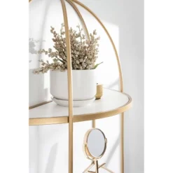21" X 32" Freade Tiered Decorative Wall Shelf White/Gold - Kate & Laurel All Things Decor 13 21" X 32" Freade Tiered Decorative Wall Shelf White/Gold - Kate & Laurel All Things Decor -WorkHaven Sales Shop GUEST c17a142e 1205 4e98 a891 bd978275cedc