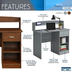 Modern Office Desk With Hutch - Techni Mobili -WorkHaven Sales Shop GUEST c1e8ffc8 a9a2 401b a99a 796919b3fd6c