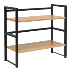 47.5" 4 Shelf Or 2 Shelf Stackable Bookshelf Graphite Black/Ashwood - Calico Designs -WorkHaven Sales Shop GUEST c4cd7e73 e881 4bde bcfd b5633ca43559