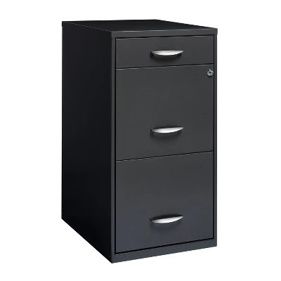 Space Solutions 18" Deep 3 Drawer Metal Organizer File Cabinet With Pencil Drawer 10 Space Solutions 18" Deep 3 Drawer Metal Organizer File Cabinet With Pencil Drawer - Image 10