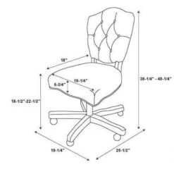 Kelsey Office Chair - Linon 17 Kelsey Office Chair - Linon -WorkHaven Sales Shop GUEST c6613c7a cbb3 42ec ae67 1d236ff76039