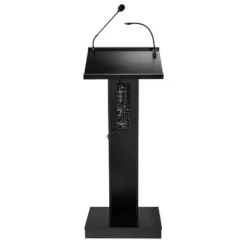 ZED Lectern Lecture Podium With Speaker Black - Hampden Furnishings -WorkHaven Sales Shop GUEST c67c8c34 a676 431f 8133 8d136cb4bc09