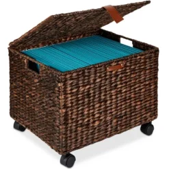 Best Choice Products Hyacinth Rolling Filing Cabinet Mobile Organizer Storage Basket W/ Lid, Locking Wheels 15 Best Choice Products Hyacinth Rolling Filing Cabinet Mobile Organizer Storage Basket W/ Lid, Locking Wheels -WorkHaven Sales Shop GUEST c7235f1d 8c6c 4ff8 8b1c 20a772782049