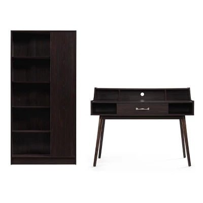 2pc Brenda Mid Century Home Office Set - Christopher Knight Home 7 2pc Brenda Mid Century Home Office Set - Christopher Knight Home - Image 7