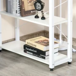 HOMCOM L-Shaped Computer Desk Home Office Corner Desk Study Workstation Table With With Wide Desktop, 2 Side Shelves, Steel Frame 10 HOMCOM L-Shaped Computer Desk Home Office Corner Desk Study Workstation Table With With Wide Desktop, 2 Side Shelves, Steel Frame -WorkHaven Sales Shop GUEST c8a04661 d88a 41a6 bd1f 4d20f8424ca5