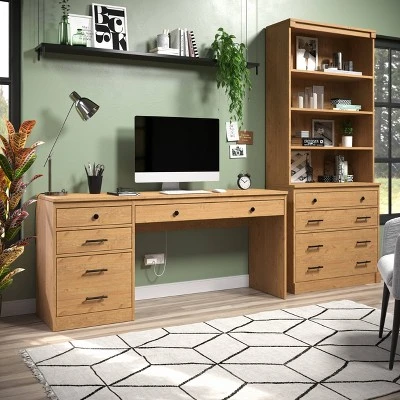 Vanessa Desk 1 File Cabinet - Linon 11 Vanessa Desk 1 File Cabinet - Linon - Image 11