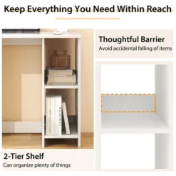Costway 31.5'' Small Computer Desk Home Office Study Writing Desk With 2 Compartments -WorkHaven Sales Shop GUEST ca0089dc 2ebf 4e7b 89dd 549ab3c50e16
