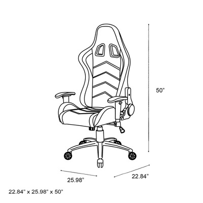 Thrasher RGB PC Gaming Chair Black - X Rocker 4 Thrasher RGB PC Gaming Chair Black - X Rocker - Image 4