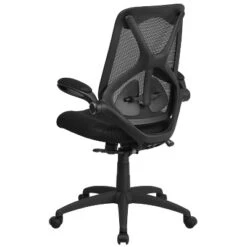 Emma And Oliver High Back Black Mesh 2-Paddle Ergonomic Office Chair Adjustable Lumbar, Arms -WorkHaven Sales Shop GUEST caad54c6 9ff2 496b 82fc 4b290d97adc4 1