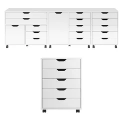 Halifax 5 Drawer Cabinet With Casters White - Winsome -WorkHaven Sales Shop GUEST cb0445e7 5174 4d6e b615 9ed00365d9ce