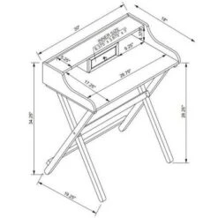 Coy Folding Desk - Linon 23 Coy Folding Desk - Linon -WorkHaven Sales Shop GUEST cc6b9353 7710 4ce5 b88e 561255ae857c