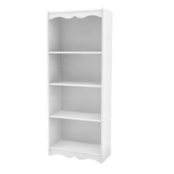 48" Hawthorn Tall Bookcase White - Corliving®