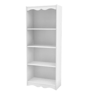 48" Hawthorn Tall Bookcase White - Corliving® 1 48" Hawthorn Tall Bookcase White - Corliving®