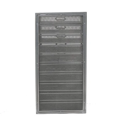 Mind Reader Mesh 10 Drawer Cabinet, Silver 3 Mind Reader Mesh 10 Drawer Cabinet, Silver - Image 3