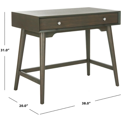 Isadora Midcentury Modern Desk - Safavieh 3 Isadora Midcentury Modern Desk - Safavieh - Image 3