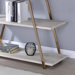 72" Favian 5 Shelf Display Bookcase Champagne - MiBasics 9 72" Favian 5 Shelf Display Bookcase Champagne - MiBasics -WorkHaven Sales Shop GUEST cf0bf9bc fb2b 499e b1ed e268e855cae8