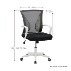 Workspace Ergonomic Mesh Back Office Chair - CorLiving -WorkHaven Sales Shop GUEST d02a15af 41a7 4991 8b9d b6d9b7fb87ef