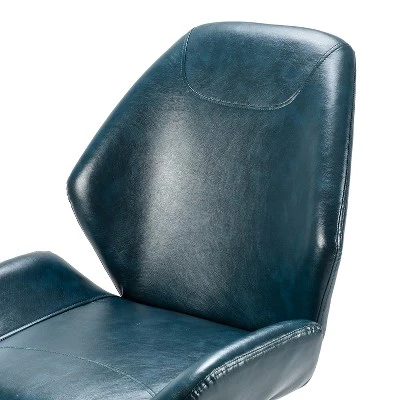 Juli Mid-Back Vegan Leather Office Task Chair With Adjustable Height Home Task Chair | Karat Home 6 Juli Mid-Back Vegan Leather Office Task Chair With Adjustable Height Home Task Chair | Karat Home - Image 6